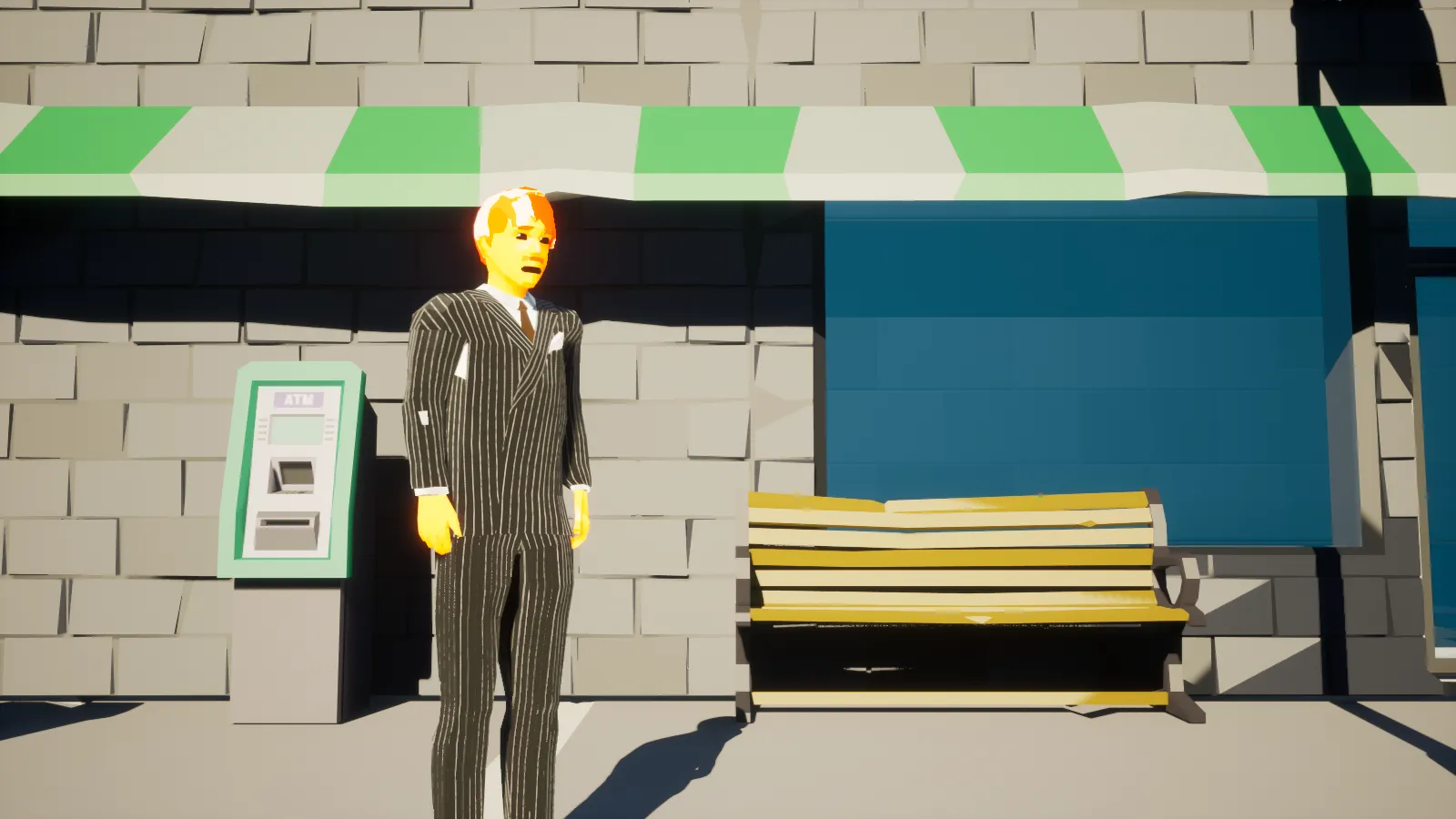 New player character model with unique hair variant