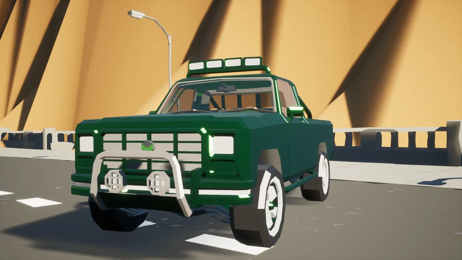 Painting a vehicle with a colorful paint item